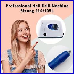 Professional Electric Nail Drill Machine Strong 210/105L 40000RPM made in Korea