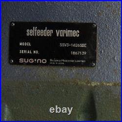 Sugno SSV3-1626SBE Varimec Drilling Head AC Servo Motor 2650RPM 200mm Stroke