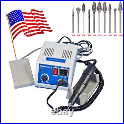 USA Dental Lab Marathon N3 + Handpiece 35,000 RPM + 10Polishing Drill Burs