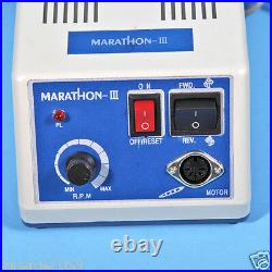 USA Dental Lab Marathon N3 + Handpiece 35,000 RPM + 10Polishing Drill Burs