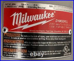 Untested Milwaukee 4079 Dymo Drill Coring Motor 4 14Rpm 600/300 20 Amp